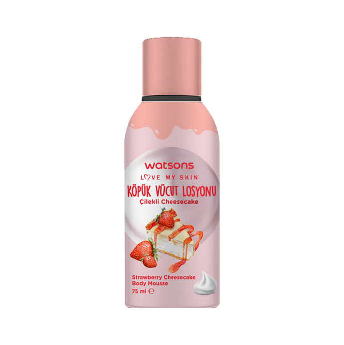 واتسونز موس بدن چیزکیک توت‌فرنگی75ml Watsons Love My Skin Strawberry Cheesecake Body Mouss